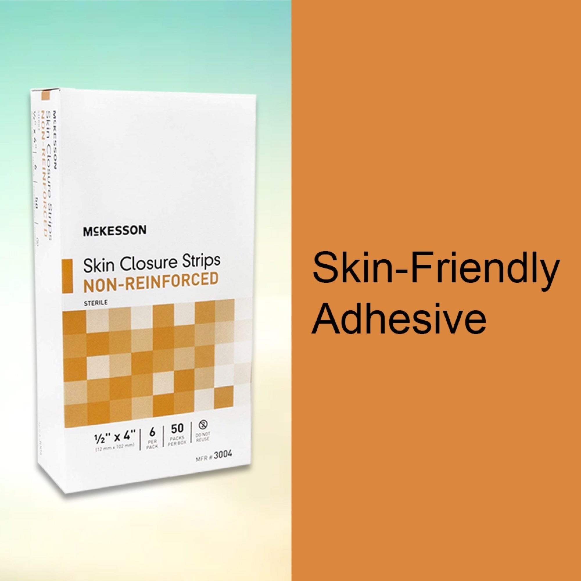 skin closure strip mckesson 1 2 x 4 inch nonwoven material flexible strip tan packaging type box