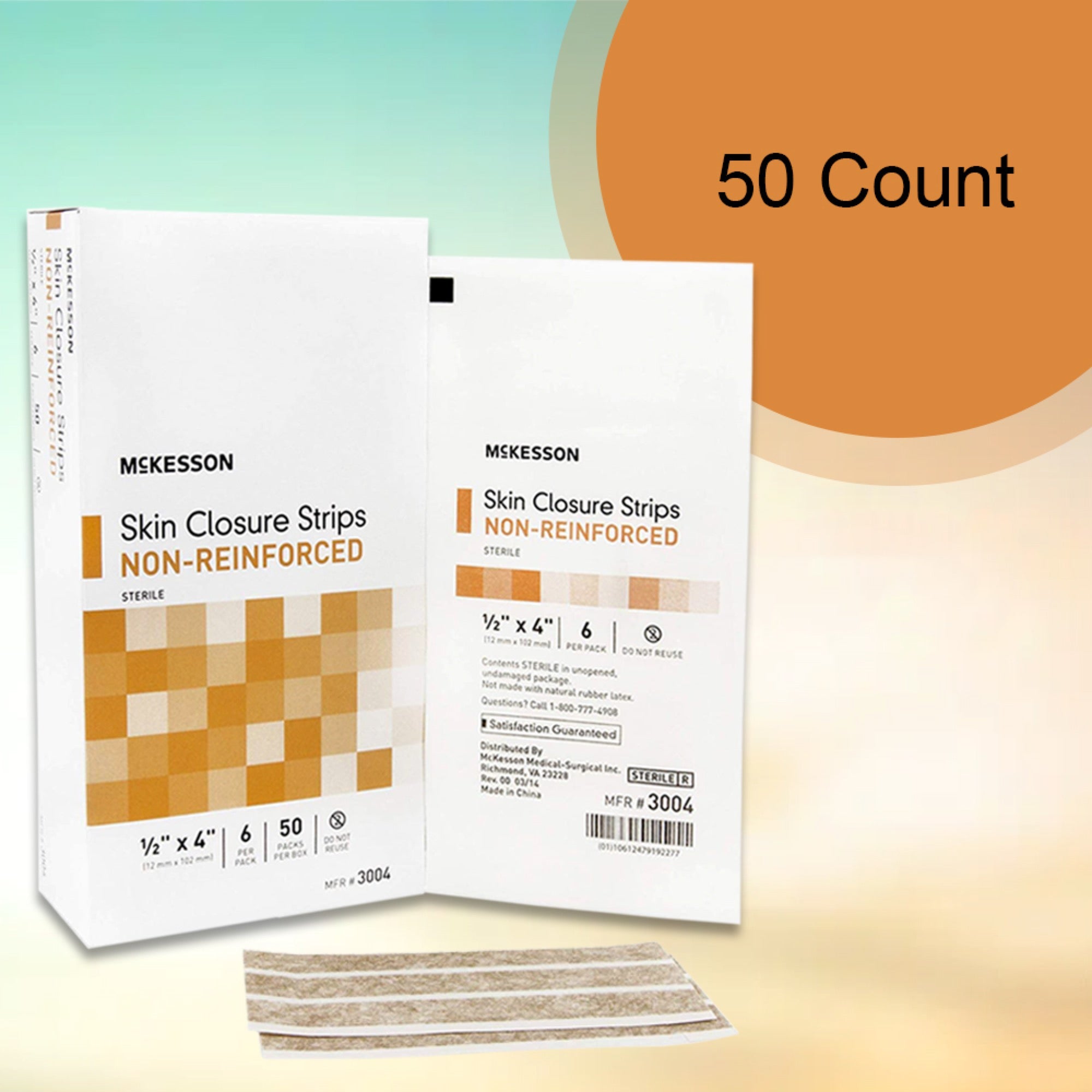 skin closure strip mckesson 1 2 x 4 inch nonwoven material flexible strip tan packaging type box