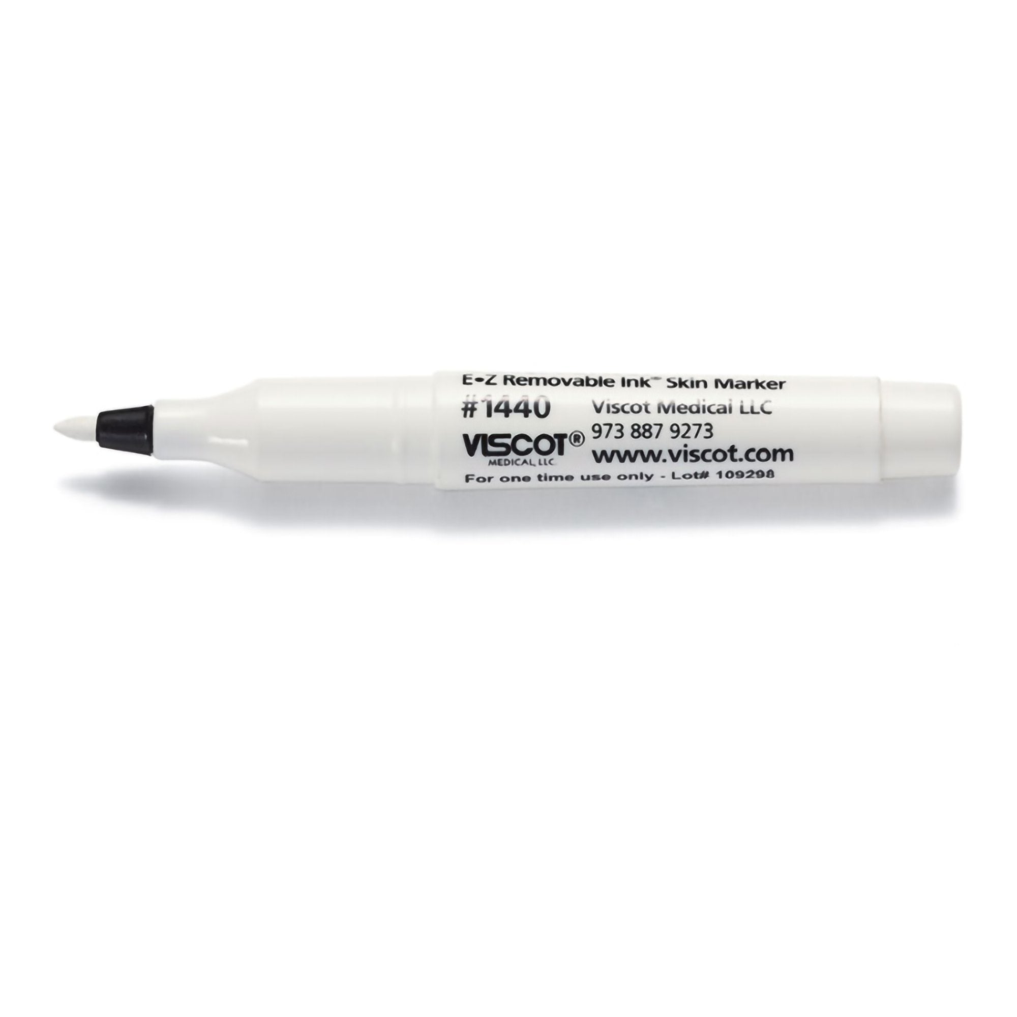 Skin Marker EZ Removable Ink White Ink NonSterile Mini Regular Tip