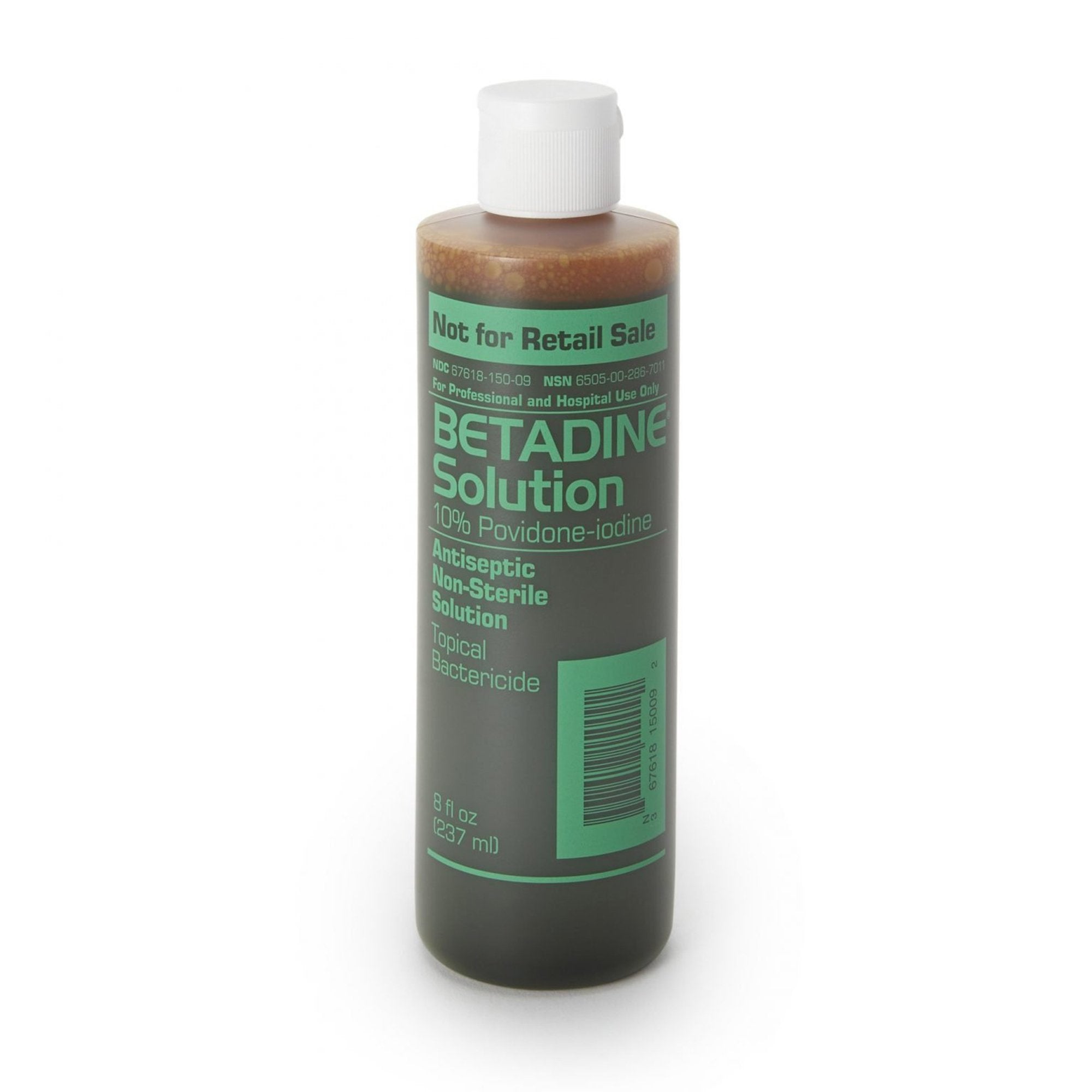 Skin Prep Solution Betadine 8 oz. Bottle 10% Strength Povidone Iodine NonSterile