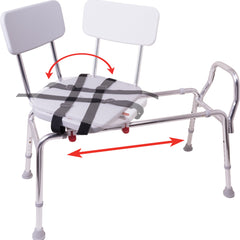 sliding transfer bench
