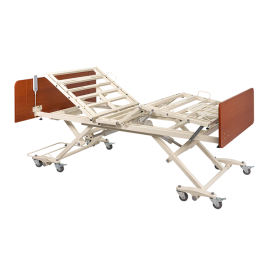 db600 bariatric hd ltc bed w composite rail