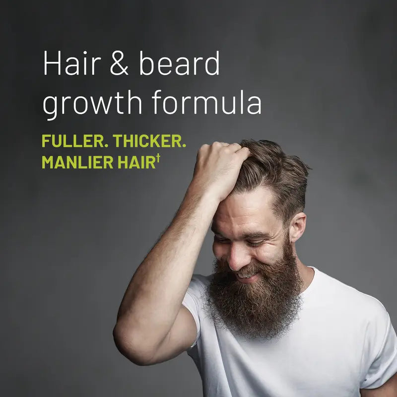 Snap Supplements   Hairtonic for Him 90Ct   30 Servings   Natural Supplement Capsules