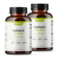 Snap Supplements Hairtonic for Him 90Ct 30 Servings Natural Supplement Capsules