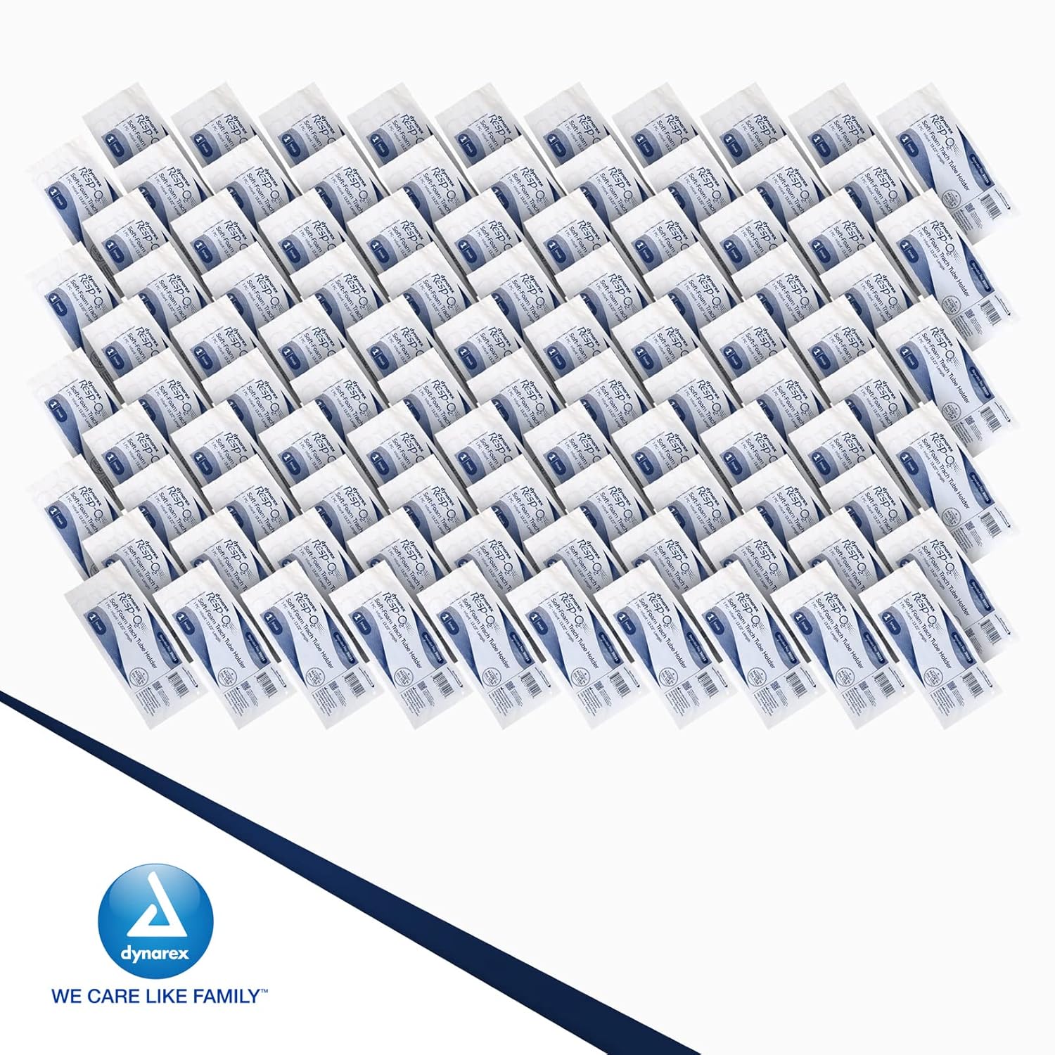 soft foam trach tube holder 1 piece large