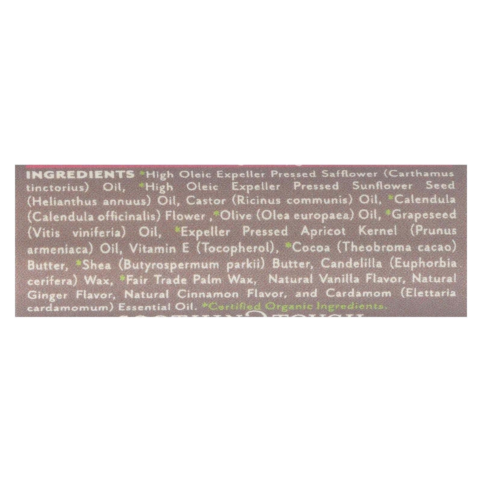 soothing touch lip balm vegan vanilla chai case of 12 25 oz