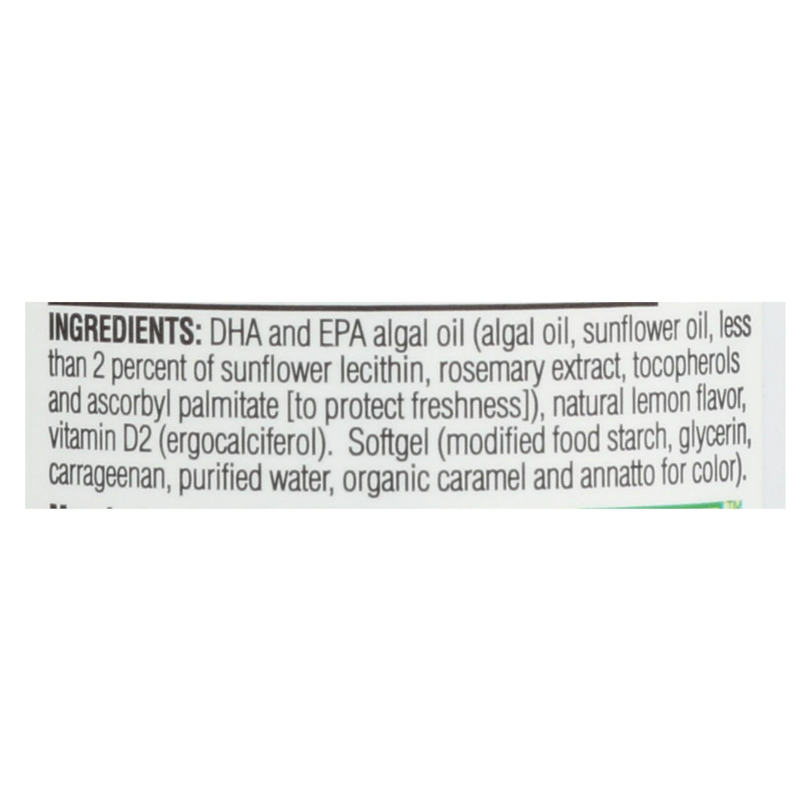 spectrum essentials vegan ultra omega 3 epa and dha capsules 60 soft gels