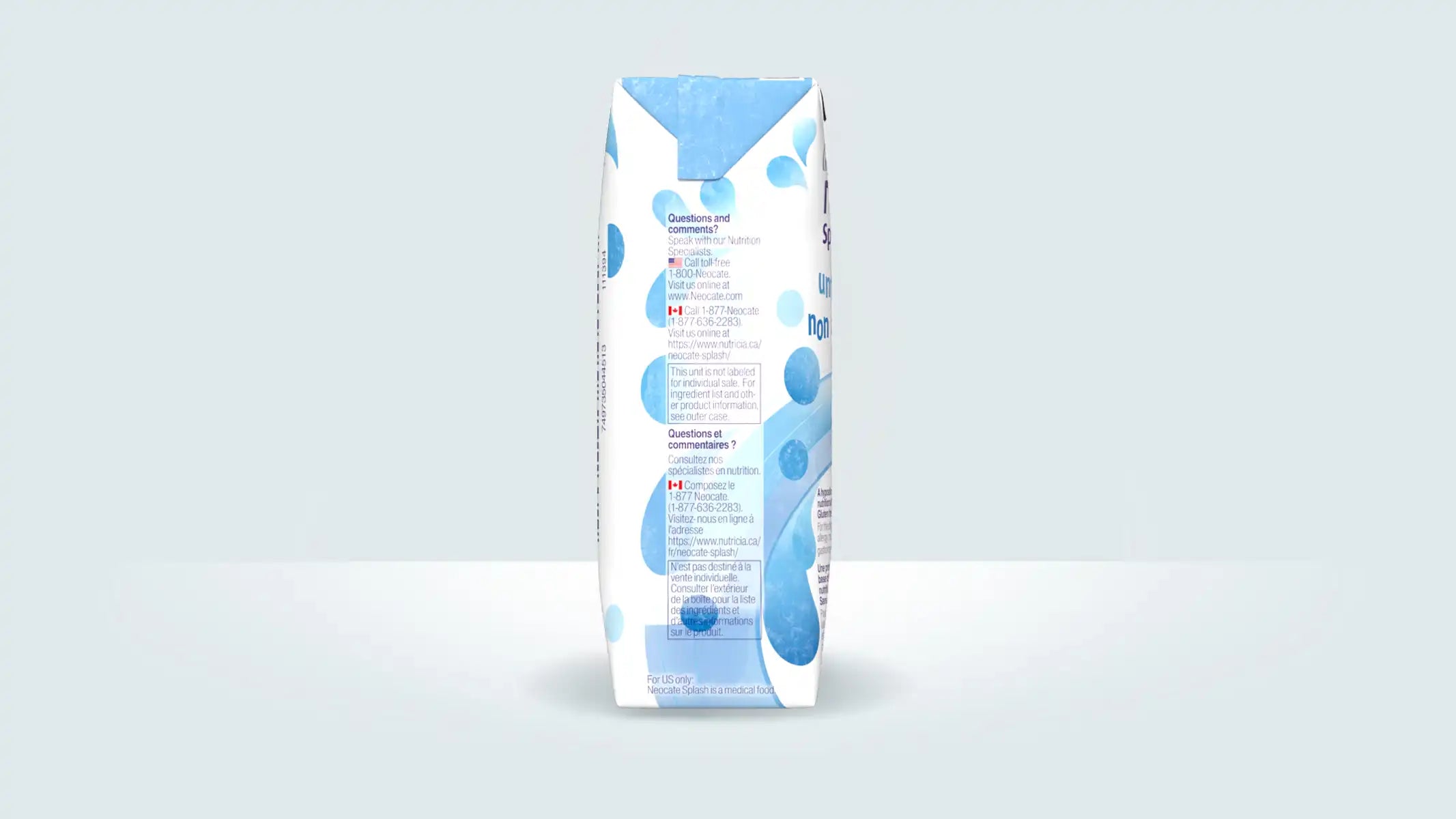 neocate splash amino acid based liquid grape raisin 8 oz carton neocate splash pediatric oral supplement mk1065636ea