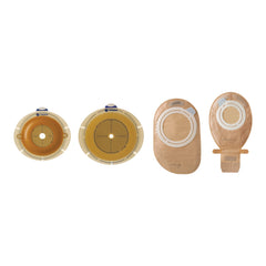 Ostomy Barrier Sensura Flex Trim to Fit, Standard Wear Double Layer Adhesive 50 mm Flange Red Code System 5/8 to 1 3/4 Inch Opening