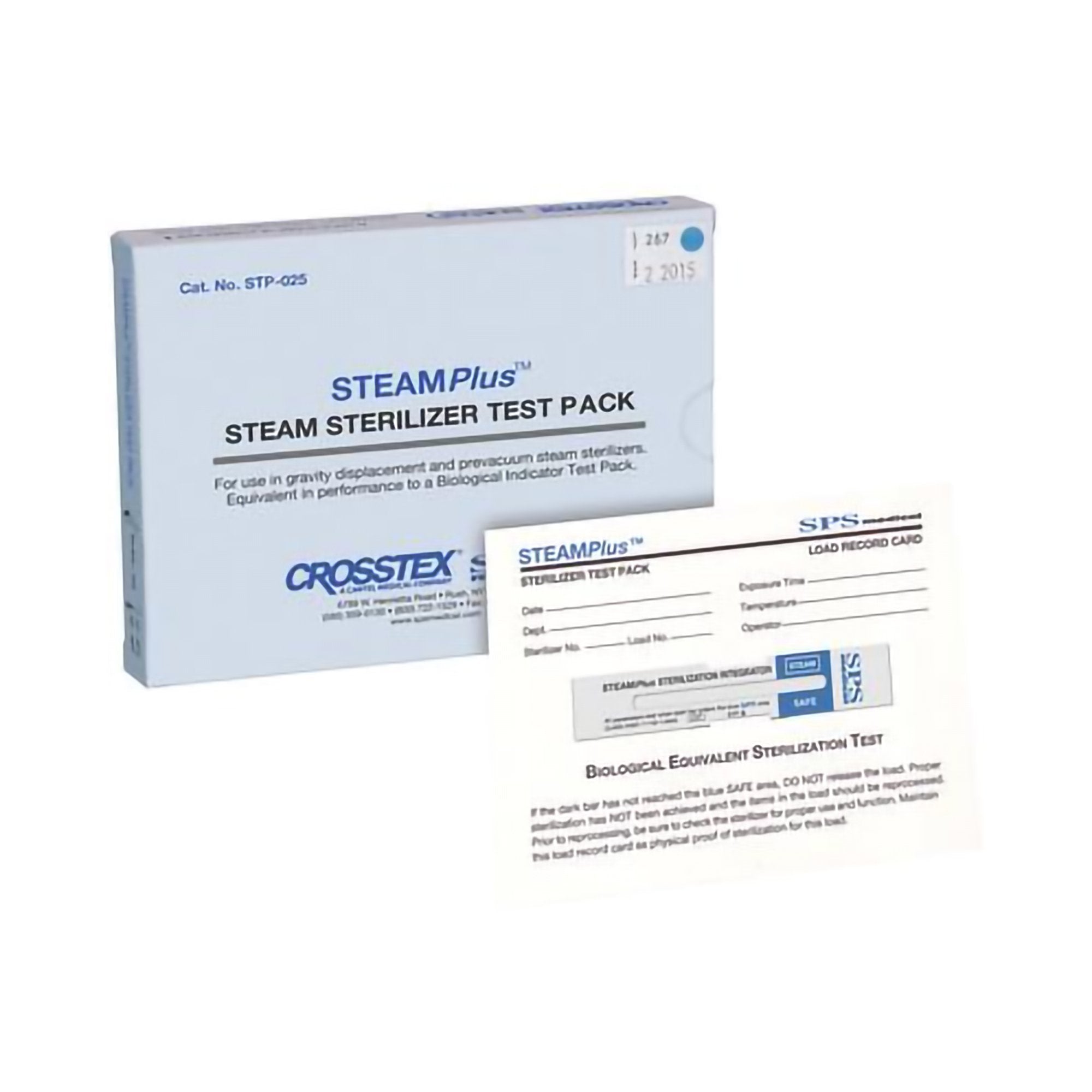 STEAMPlus Sterilization Chemical Integrator Pack Steam 4 Inch Length