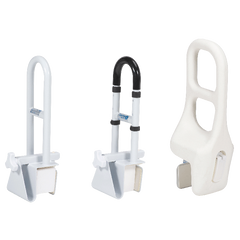 steel clamp on tub rail