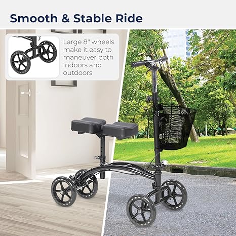 steerable knee walker