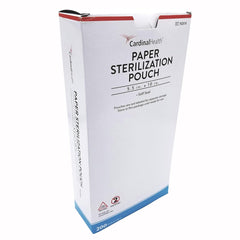 Sterilization Pouch Cardinal Health Ethylene Oxide (EO) Gas / Steam 5 1/4 X 10 Inch Transparent / White Self Seal Paper / Film