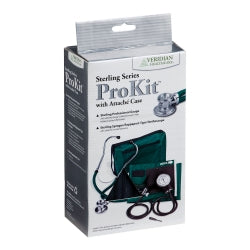 sterling series prokit aneroid sphygmomanometer with stethoscope hunter green veridian reusable aneroid stethoscope set mk1226074ea