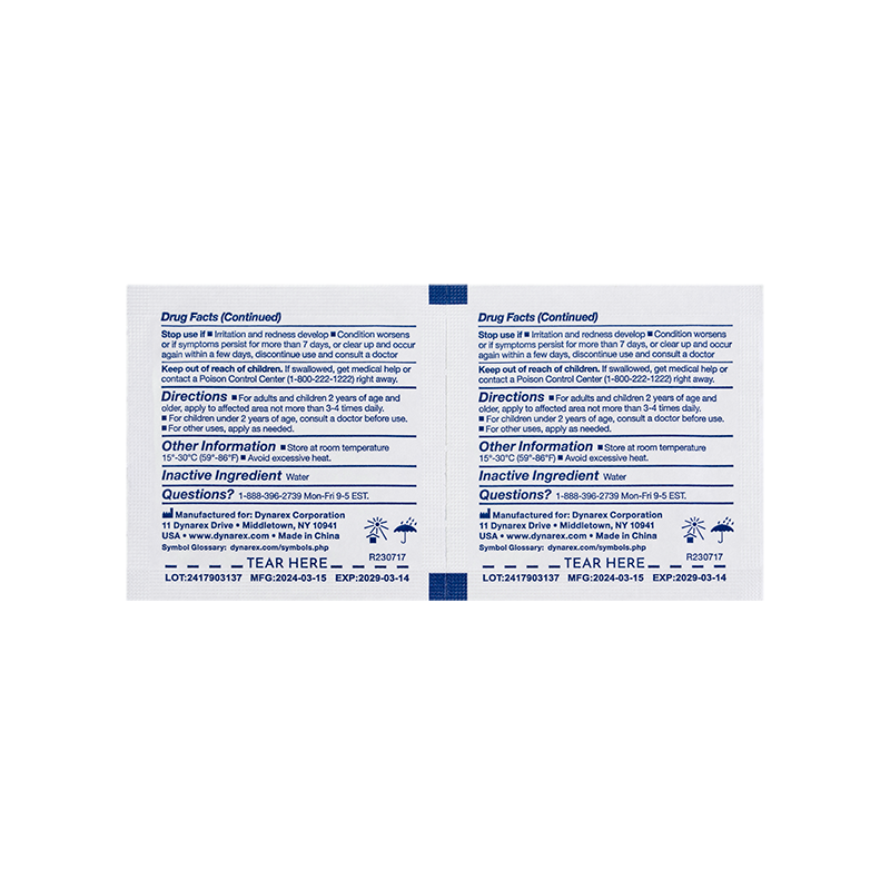 sting bite pad dynarex corporation