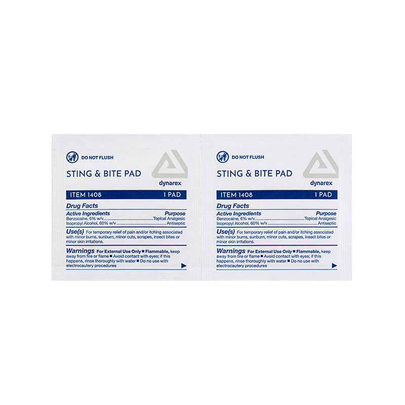 sting bite pad dynarex corporation
