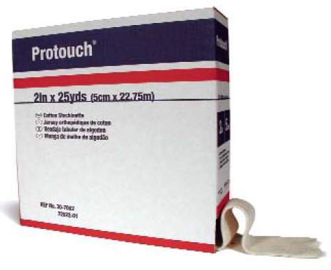 Stockinette Tubular Protouch 1 Inch X 25 Yard Cotton NonSterile
