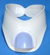 Stoma Shower Collar 6 W X 4 H Inch, White, Semi Rigid, PVC Plastic and Nylon
