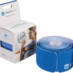 StrengthTape Kinesiology Tape, 5M, Royal Blue 5M Precut Roll