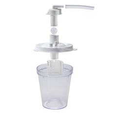 Suction Canister Kit Vacu Aide QSU 800 mL Float Valve Shut Off Lid