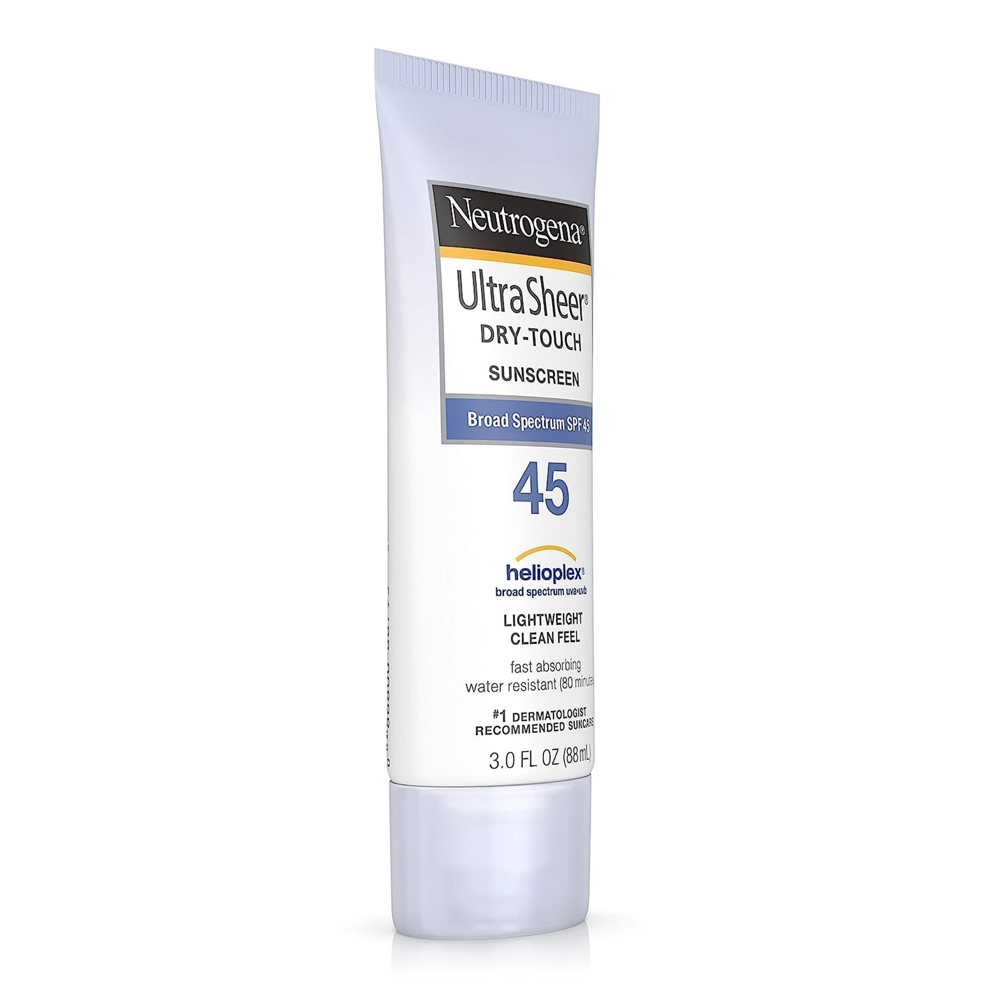 sunscreen neutrogenaultra sheer dry touch spf 45 lotion 3 oz tube