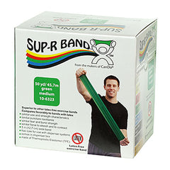 sup r band exercise resistance band green 5 inch x 50 yard medium resistance sup r band exercise resistance band mk930537ea