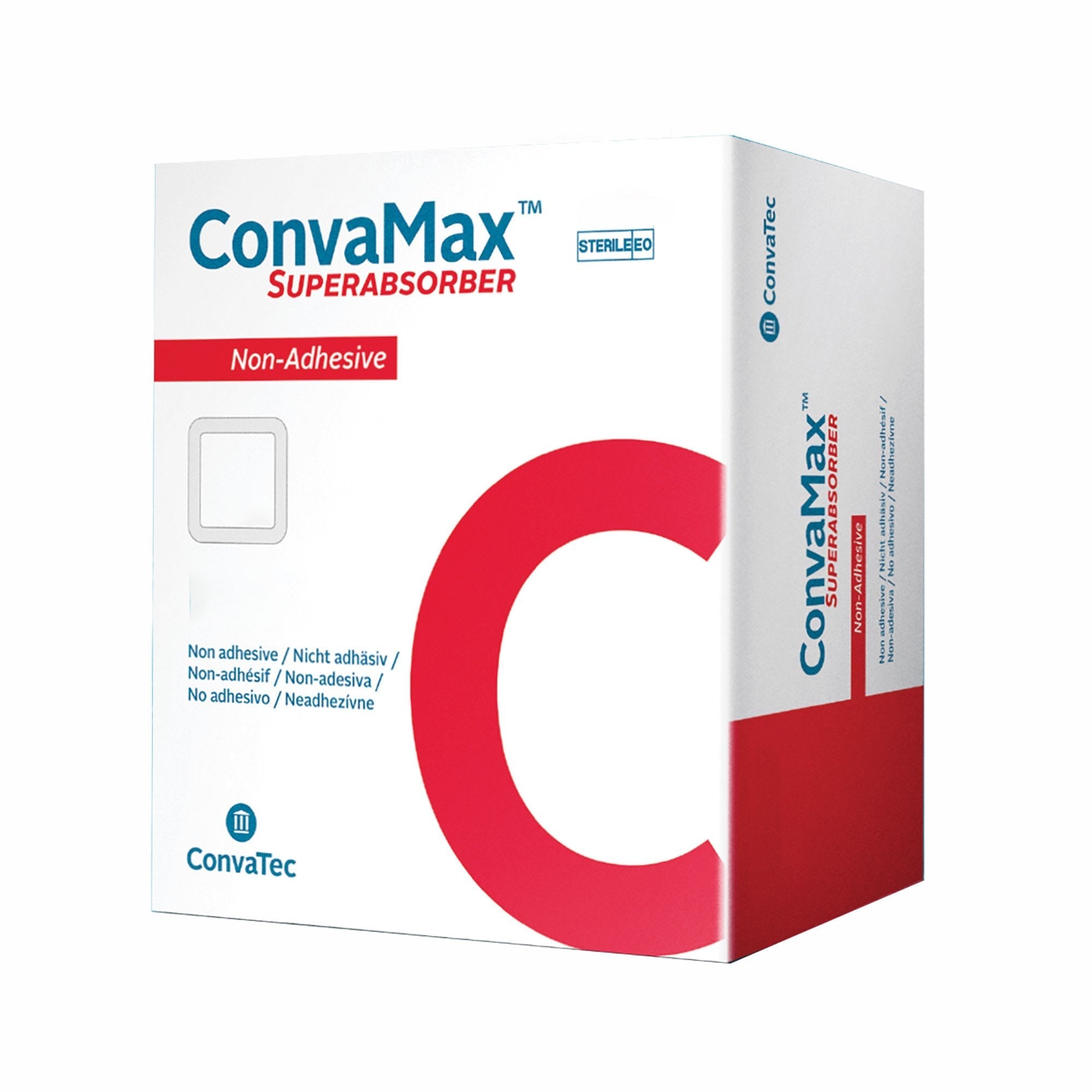Super Absorbent Dressing ConvaMax Superabsorber Nonadhesive 4 X 8 Inch Rectangle