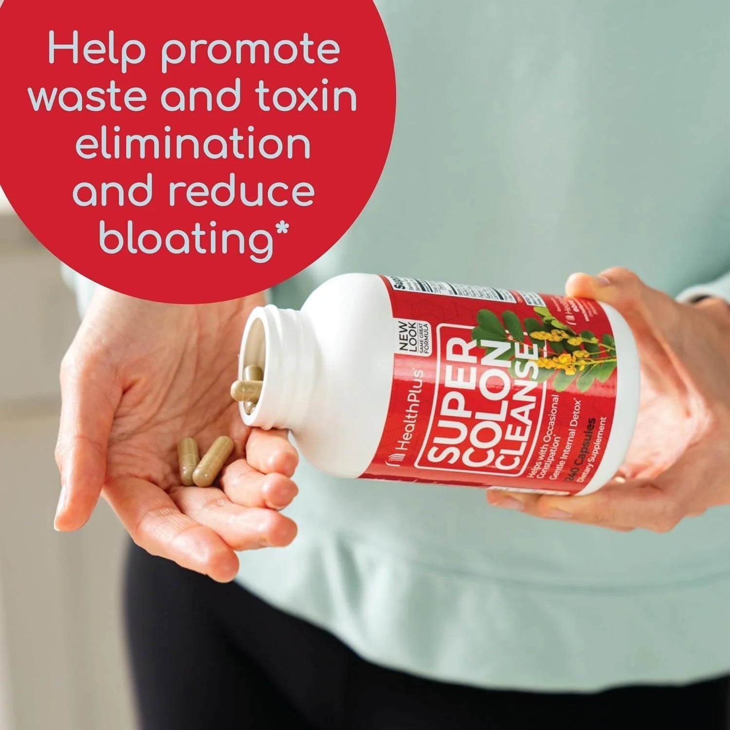 Super Colon Cleanse: 10 Day Cleanse, 12 Cleanses, 480 Capsules