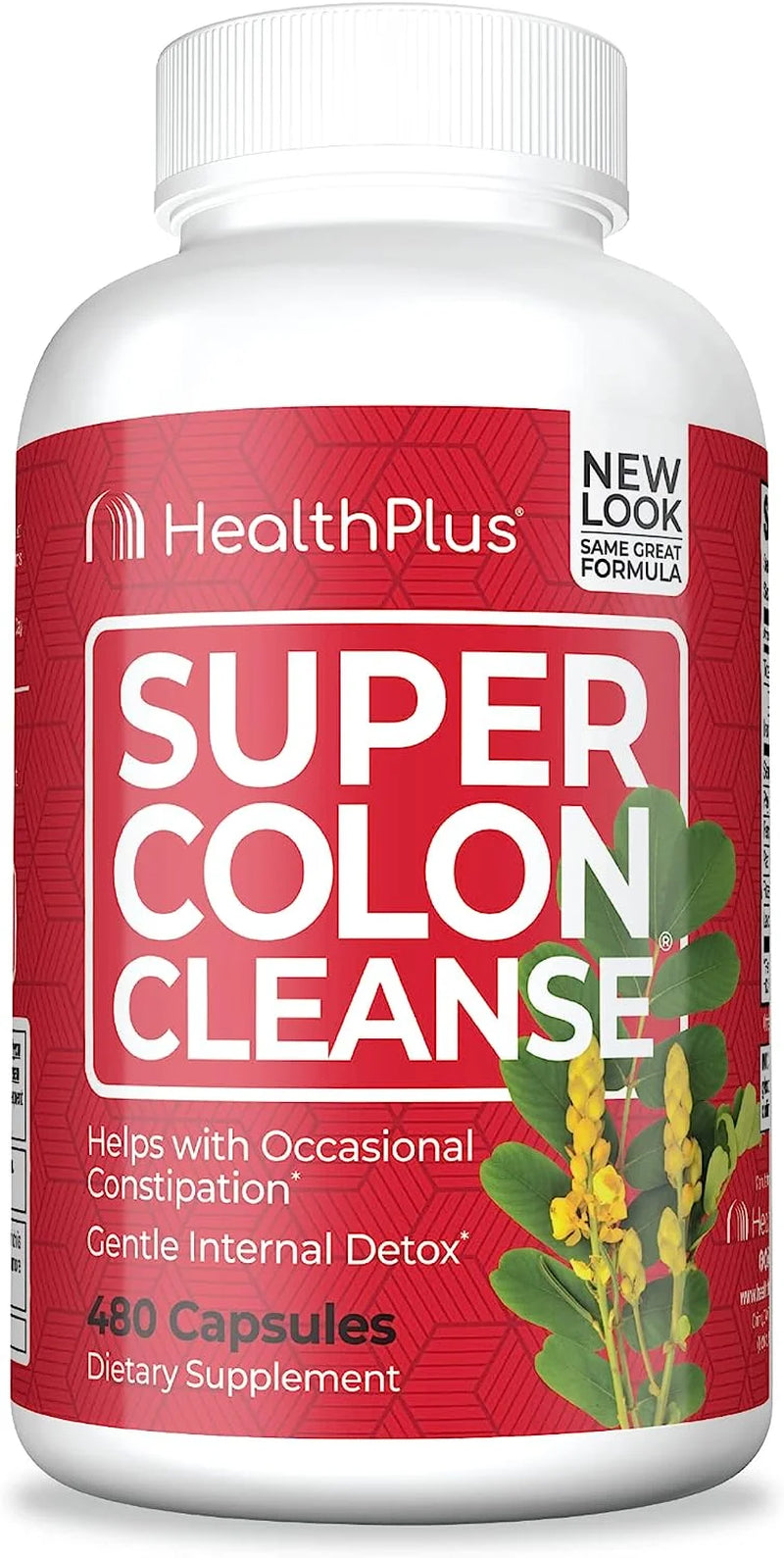 Super Colon Cleanse: 10 Day Cleanse, 12 Cleanses, 480 Capsules