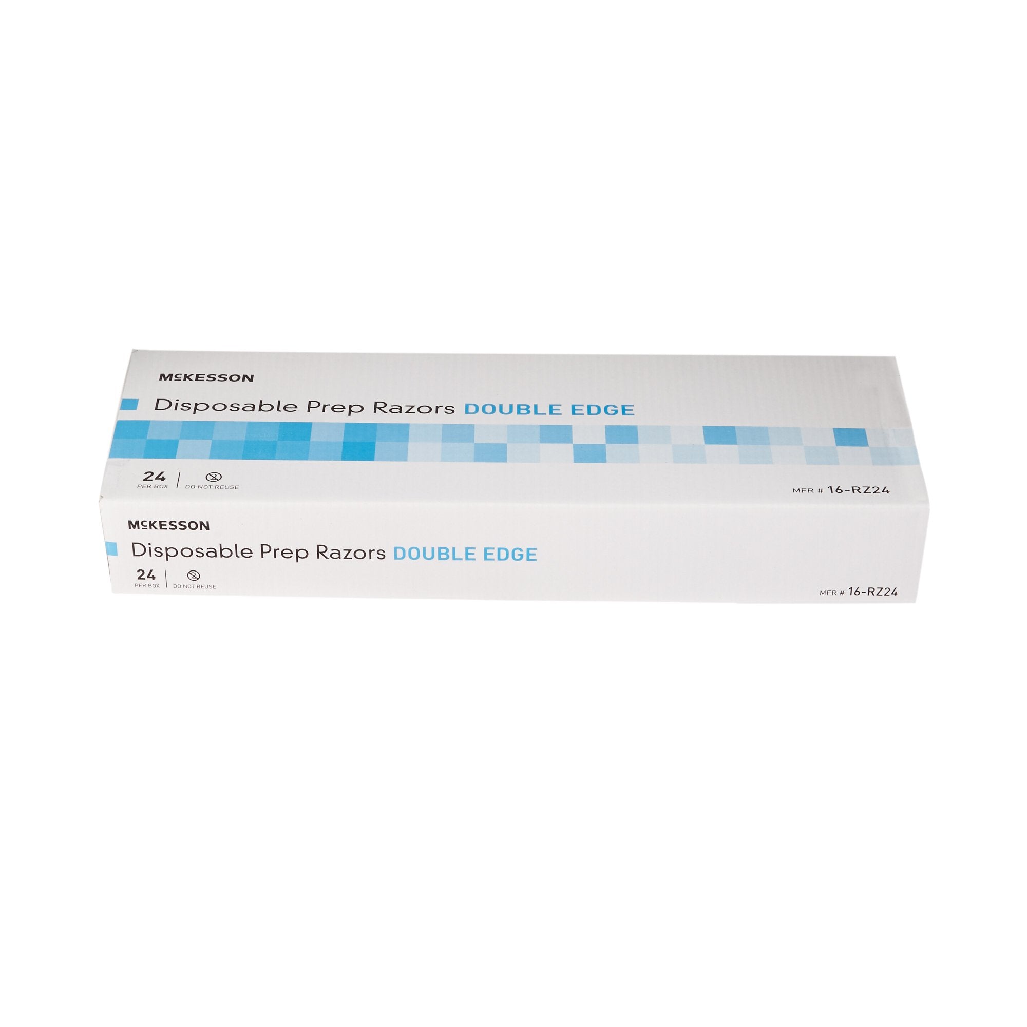 surgical prep razor mckesson double edge single blade nonsterile disposable packaging type box