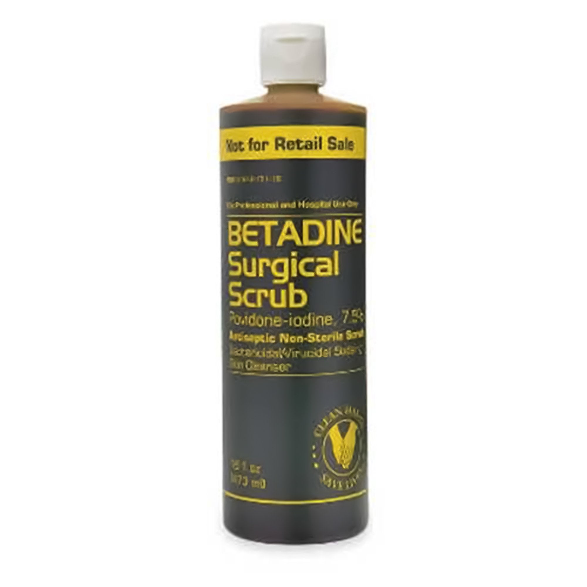 Surgical Scrub Solution Betadine 4 oz. Bottle 7.5% Strength Povidone Iodine NonSterile