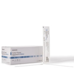 Swabstick McKesson Cotton Tip Plastic Shaft 6 Inch Sterile 2 per Pack