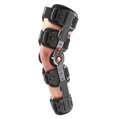 Knee Brace T Scope Premier Post Op One Size Fits Most Up to 30 1/2 Inch Thigh Circumference 17 to 27 Inch Length Left or Right Knee