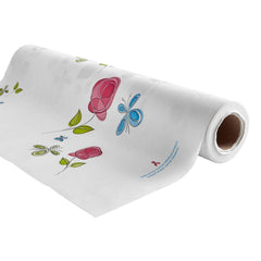 Table Paper Rose Garden 21 Inch Width 125 Foot Length Print (Roses) Crepe