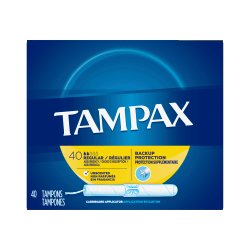 tampon tampax® regular absorbency cardboard applicator individually wrapped 1