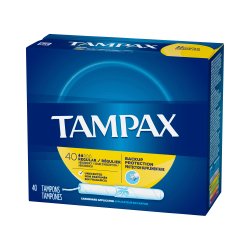 tampon tampax® regular absorbency cardboard applicator individually wrapped 1