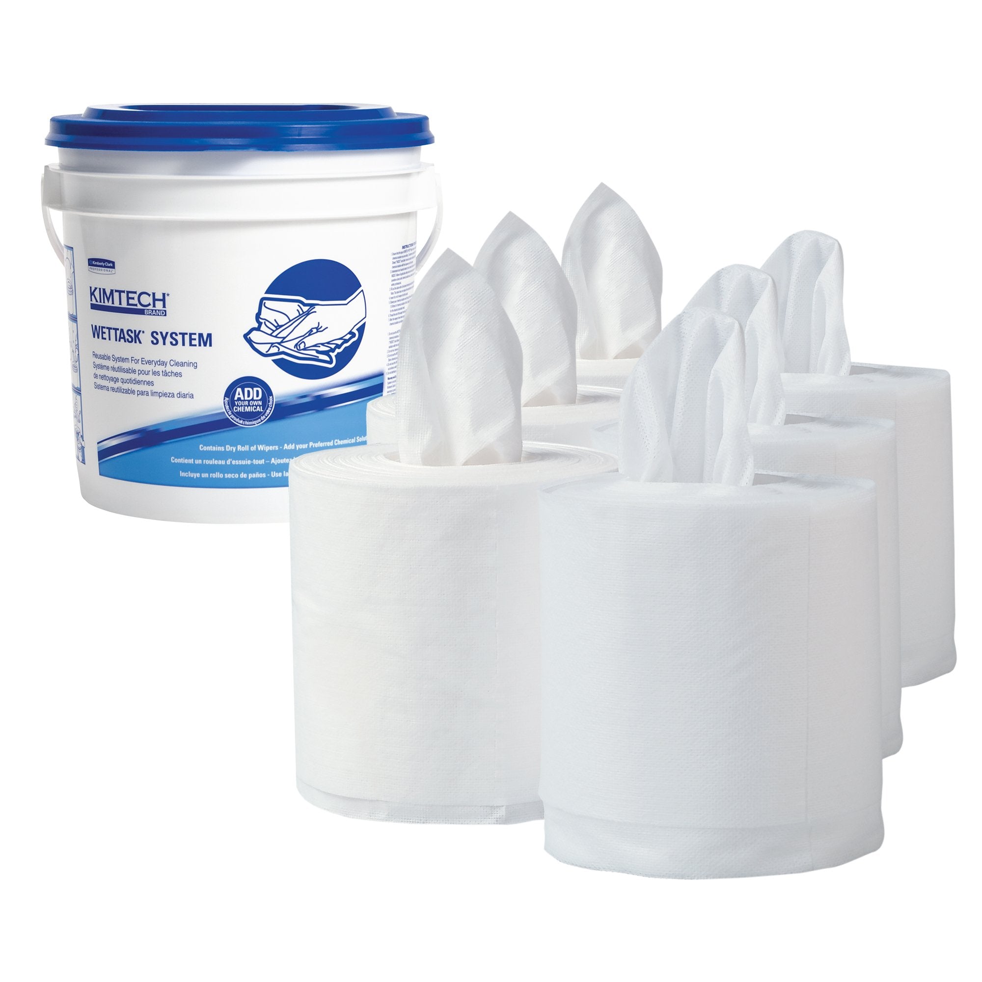 Task Wipe Kimtech Prep Wettask 90 Count Pail 12 X 12 1/2 Inch NonSterile Disposable