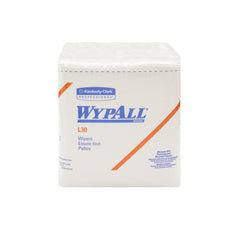 task wipe wypall l30 light duty white nonsterile double re creped 12 x 12 1 2 inch disposable packaging type case