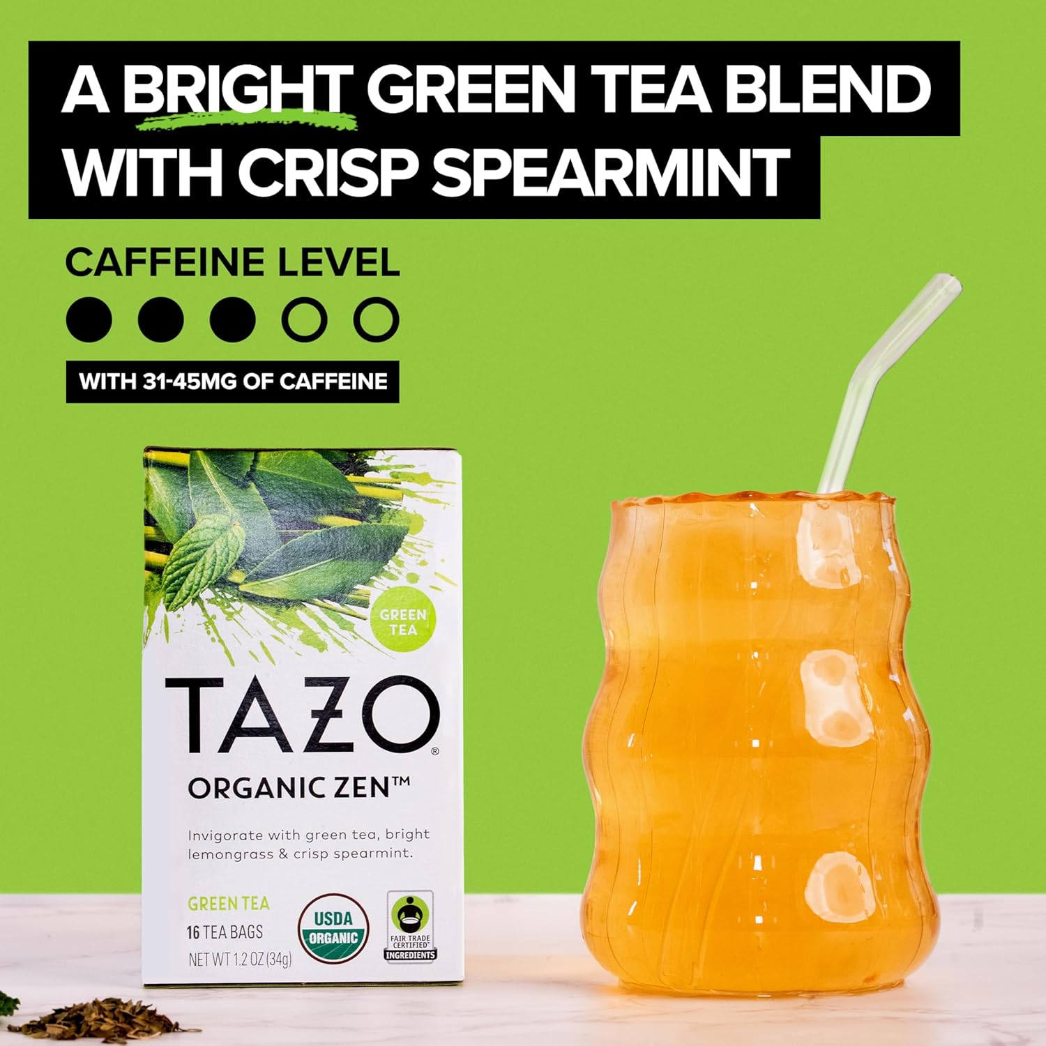 tazo tea tea zen case of 6 16 bag