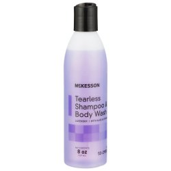 tearless shampoo and body wash mckesson 8 oz flip top bottle lavender scent packaging type each