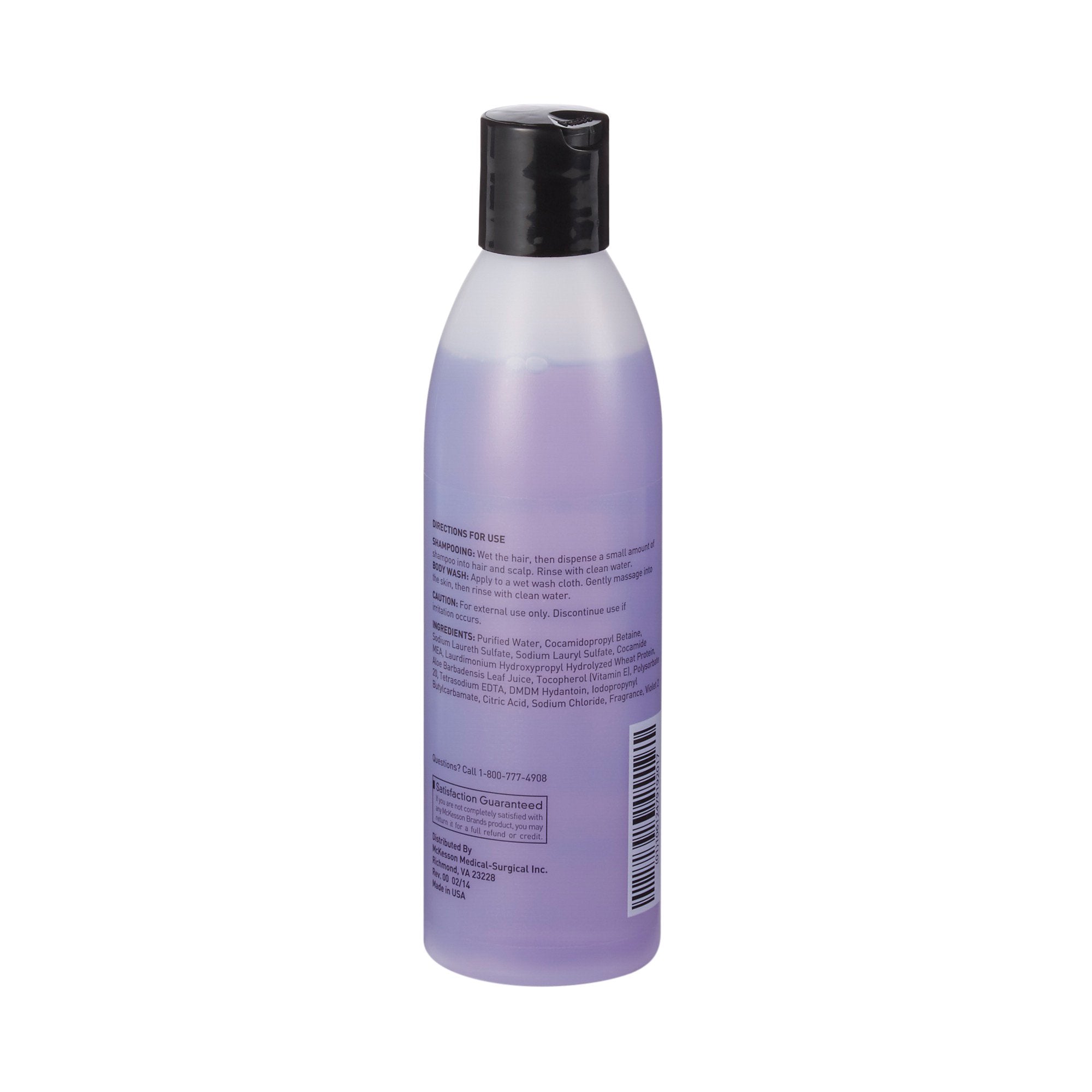 tearless shampoo and body wash mckesson 8 oz flip top bottle lavender scent packaging type each