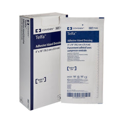 Island Dressing Telfa 4 X 10 Inch Rectangle Sterile