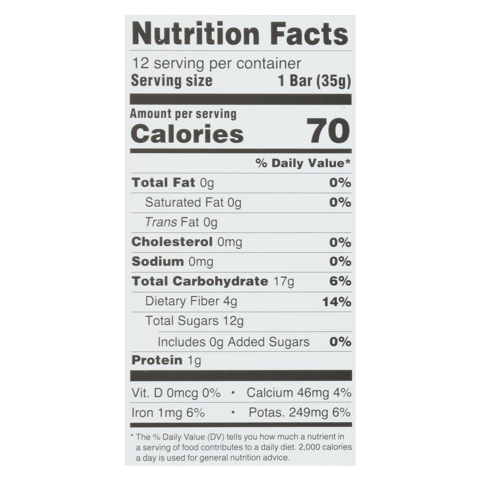 thats it probiotic fruit bar fig case of 12 1 2 oz