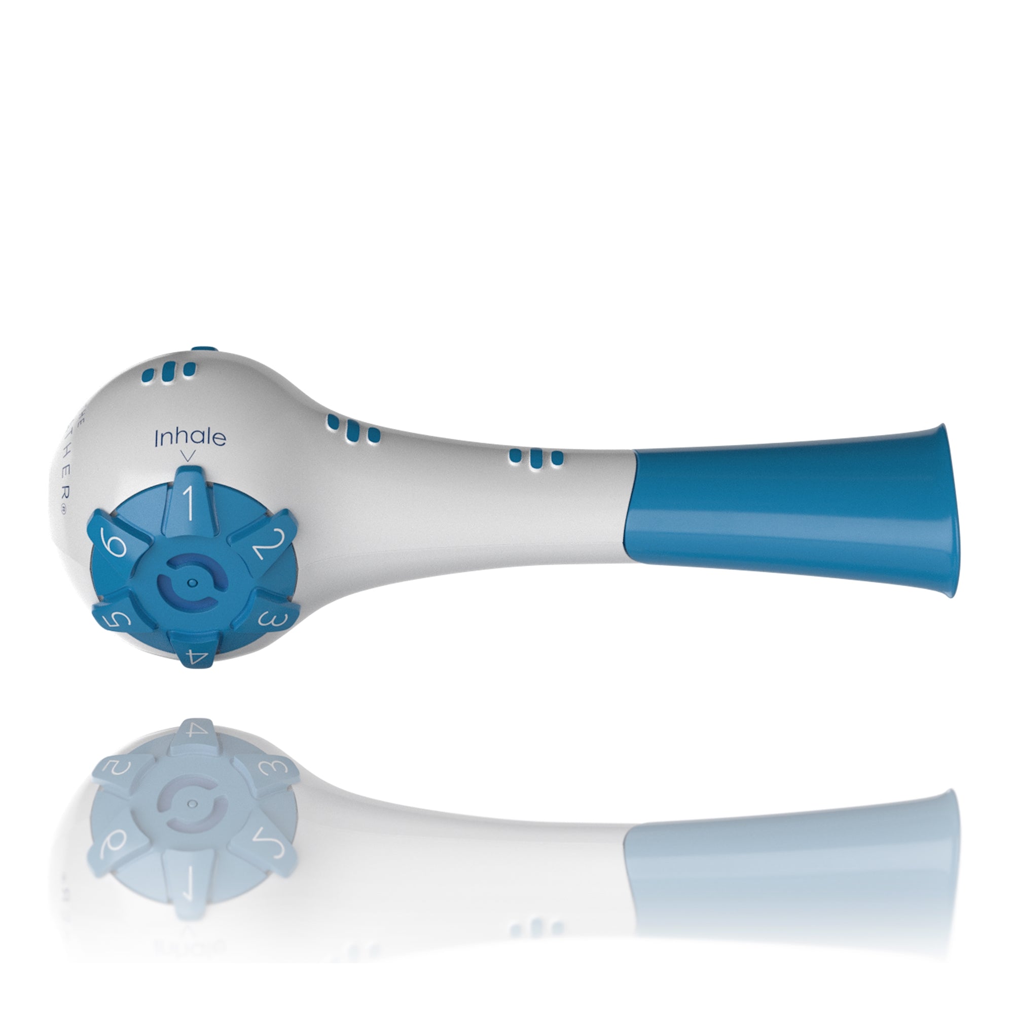the breather respiratory exerciser blue the breather inhaler therapy system mk1229111ea