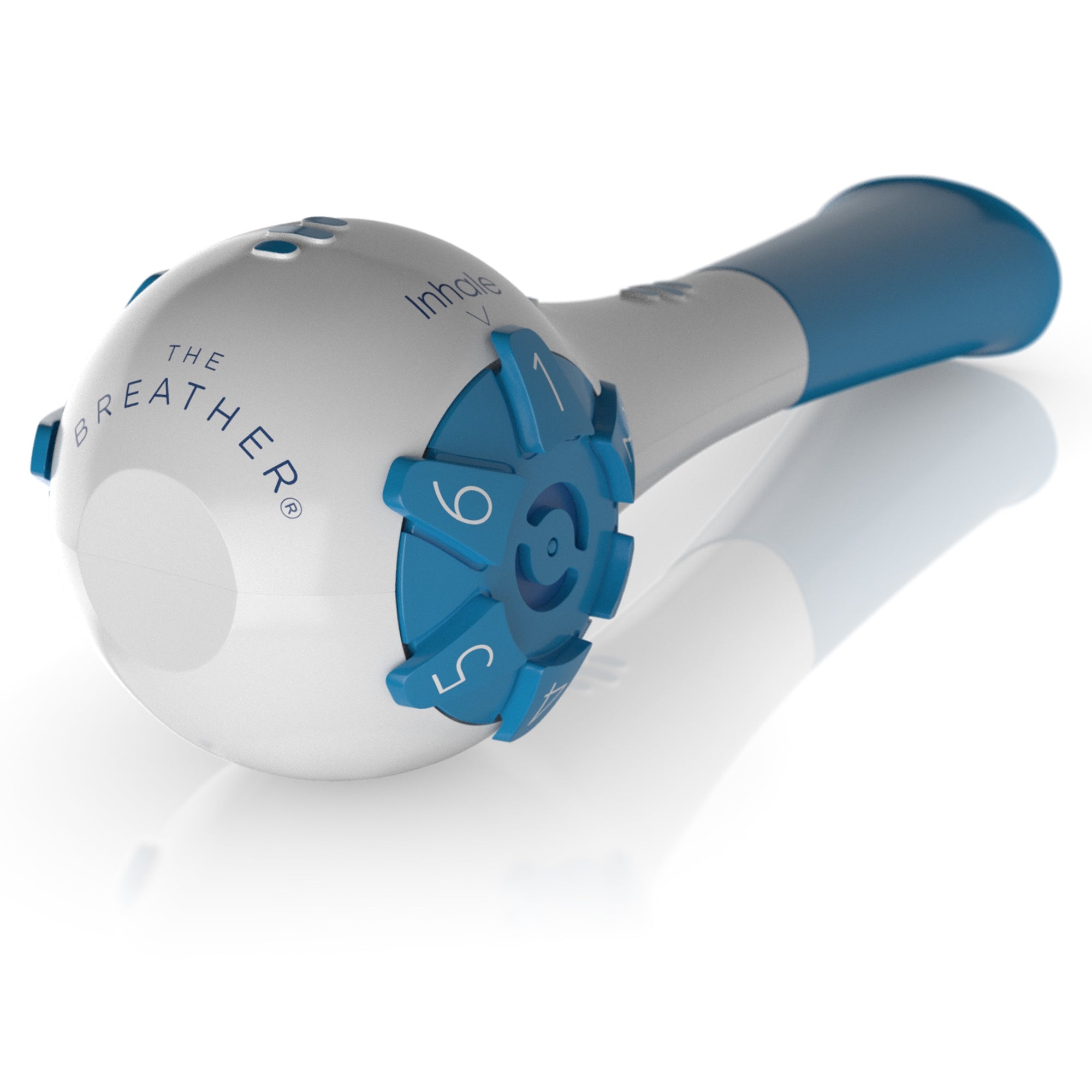 the breather respiratory exerciser blue the breather inhaler therapy system mk1229111ea