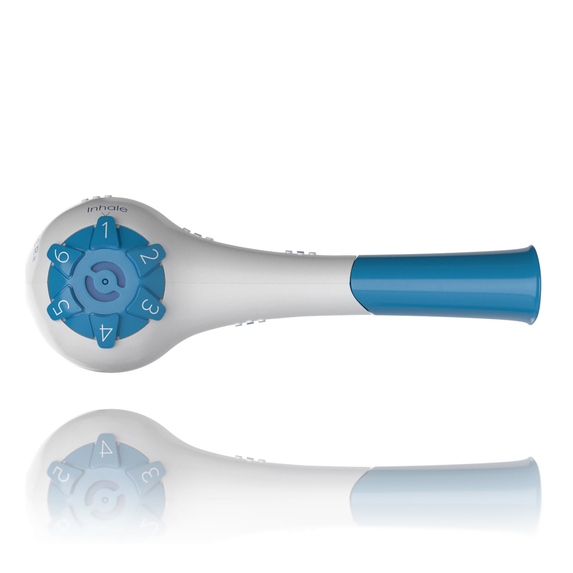 the breather respiratory exerciser blue the breather inhaler therapy system mk1229111ea