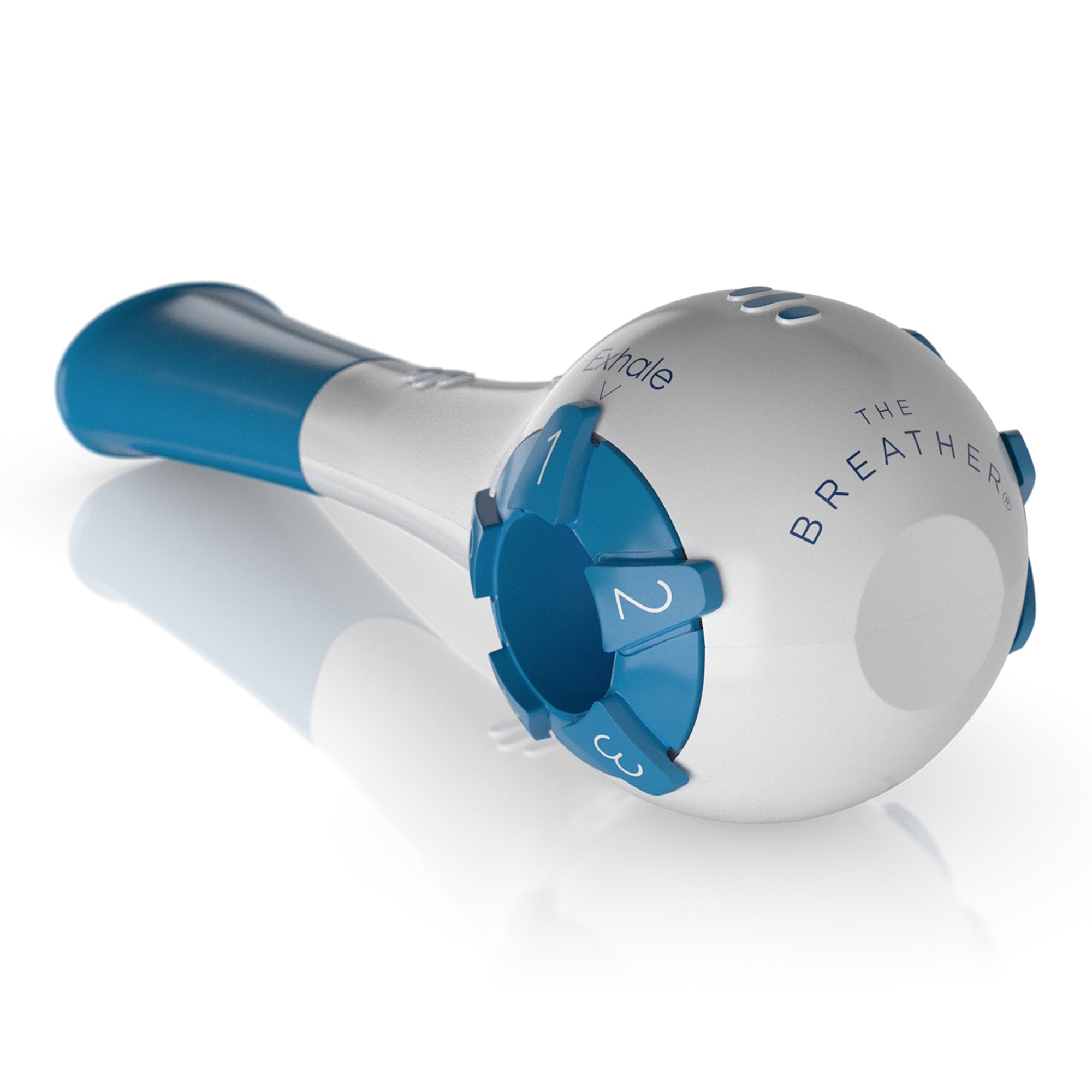 the breather respiratory exerciser blue the breather inhaler therapy system mk1229111ea