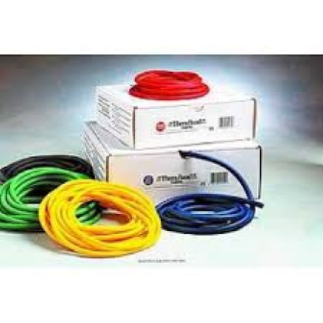 thera band resistive exercise tubing 25 ft yellow