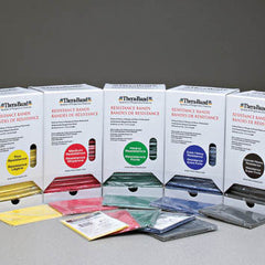 Theraband Dispenser Package Yellow 30-5' Bands