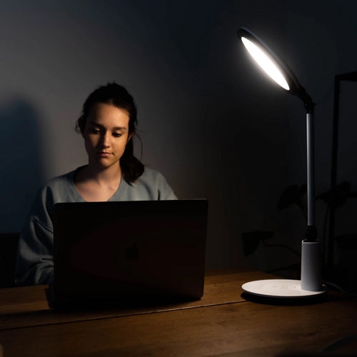 theralite halo bright light therapy lamp